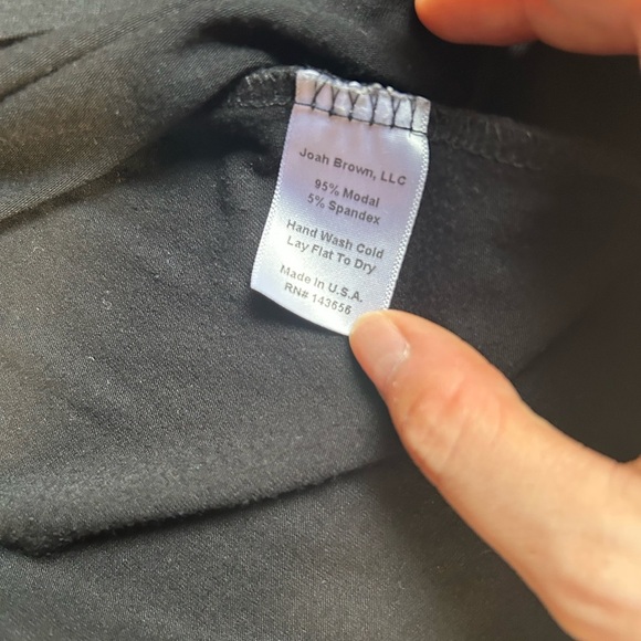 Joah Brown Black Short Sleeve Casual Dress Size M/L - Picture 7 of 7